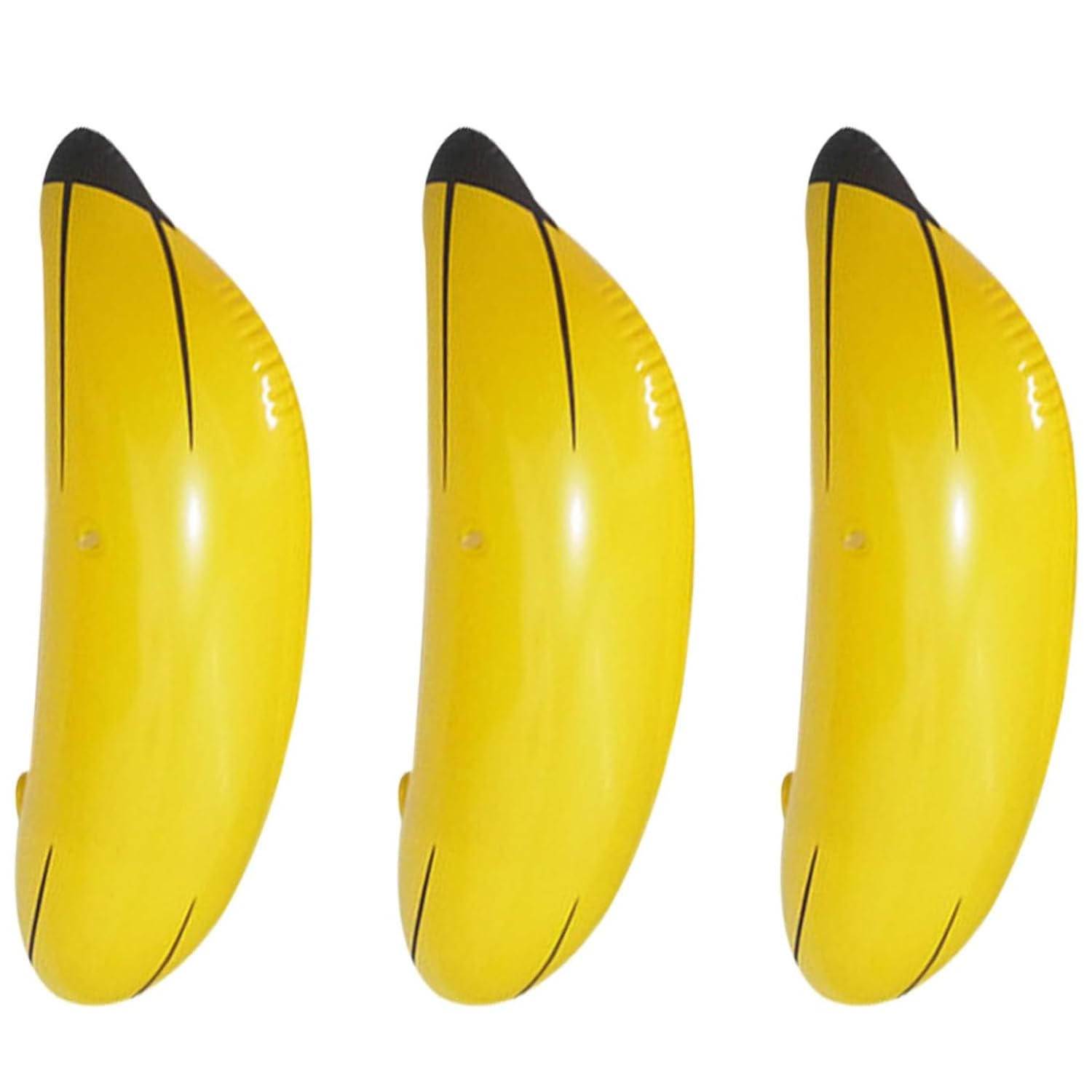 3 Pcs Inflatable Banana,Big Blow up Banana,Yellow Inflatable Pool Toys,Banana Pool Inflatables,Pool Parties Accessory for Photo Props,Party Decoration Prop,Bachelorette Party,Kids, Adult
