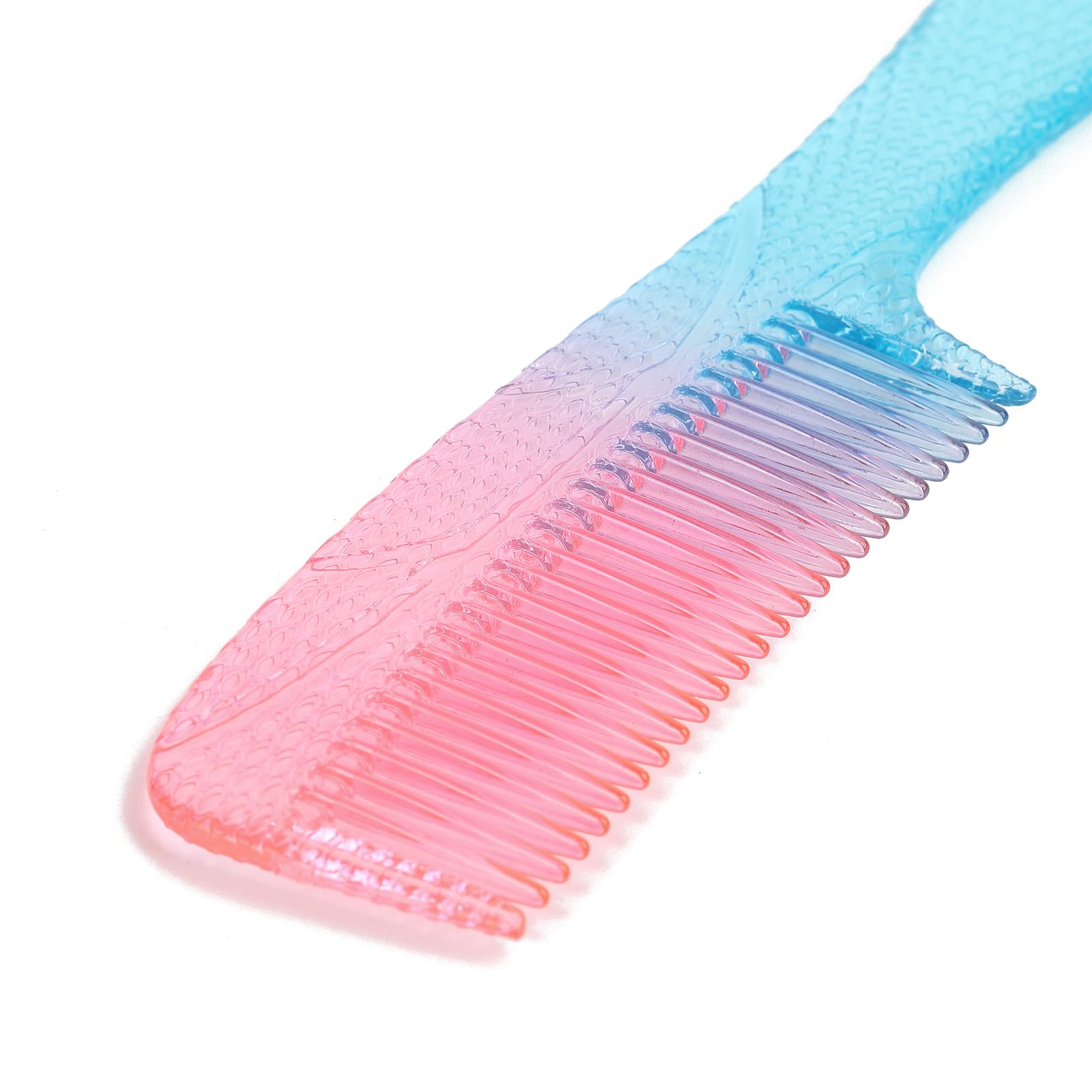 CANDYBRUSH Wide Tooth Comb for Women Wet Hair Comb Colorful Curl Straight Hair Men Girls Detangling Hair Combs Fashion Popular Styling Large Pink-Blue Gradient