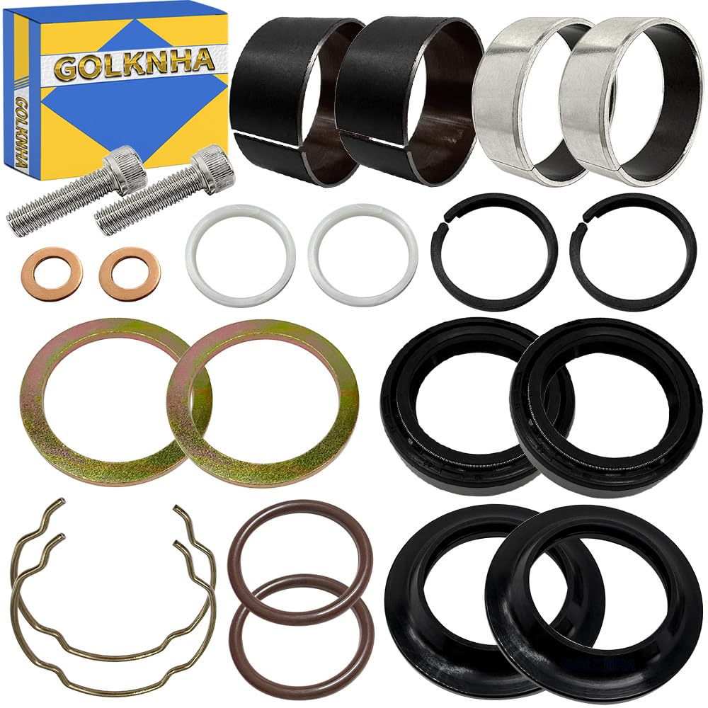 39mm Front Fork Bushing Dust Oil Seals Rebuild Kit For Dyna Forty Eight Sportster Iron 883 1200 XL883 XL1200 1990-2013 FXD Dyna 1990-2013 OEM#495607