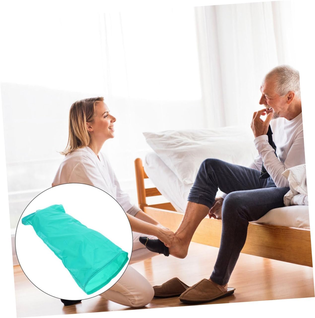 2pcs Sock Aid Device for Elderly Pregnant Disabled Nylon Sock Helper Versatile Fit for Men and Women Without Bending