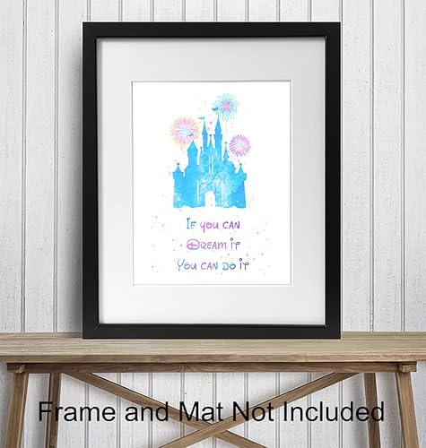 Miniatura 3 de World Castle Inspirational Quote Wall Decor Set -Motivational Room Decoration Wall Art - Poster Print for Boy, Girl Kids Bedroom - Gift for Women