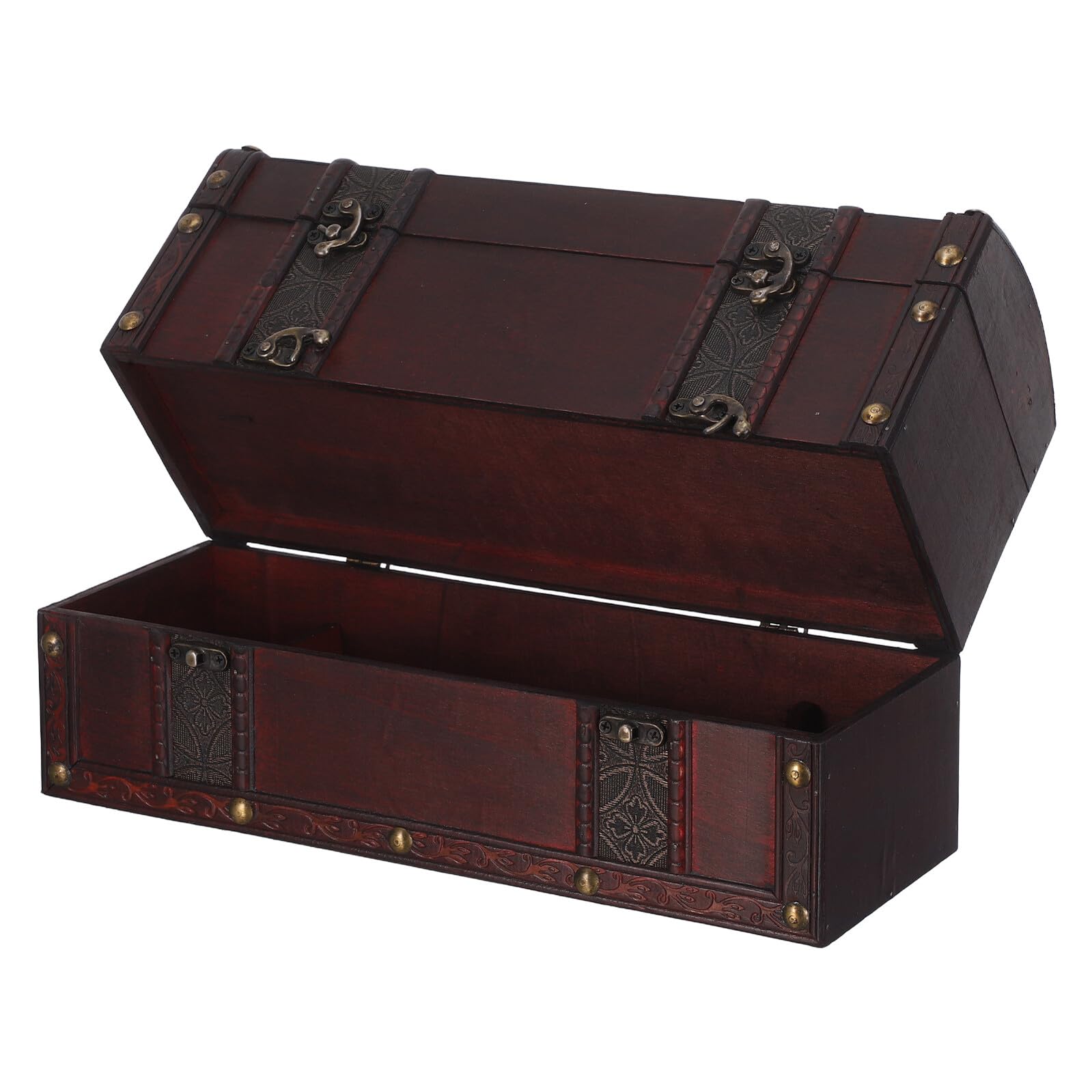 BESPORTBLE Scatola per Vino in Legno Design Vintage Scatola Portabottiglie retrò per Matrimoni Feste e Regali Conservazione Versatile di Vini