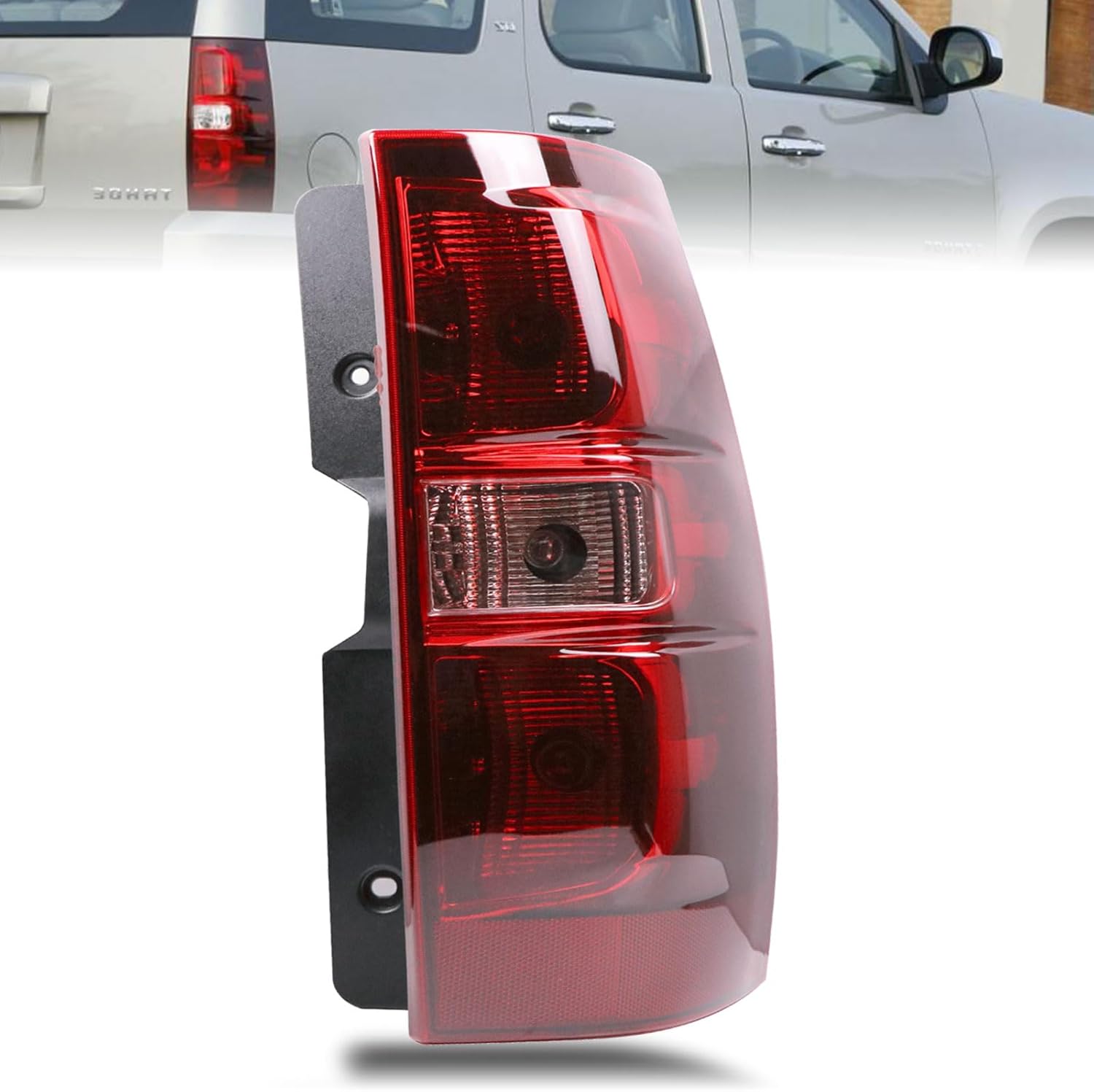 Tail Lights Assembly Compatible With Chevy Tahoe Suburban 2007 2008 2009 2010 2011 2012 2013 2014 Right Passenger Side Taillights Brake Signal Assembly With Bulb