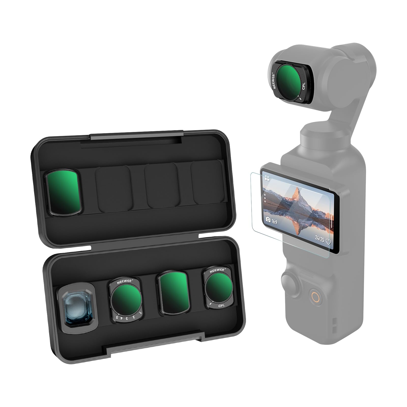 ND CPL Filter Lens Set Compatible with DJI Osmo Pocket 4 3 Xtra Muse