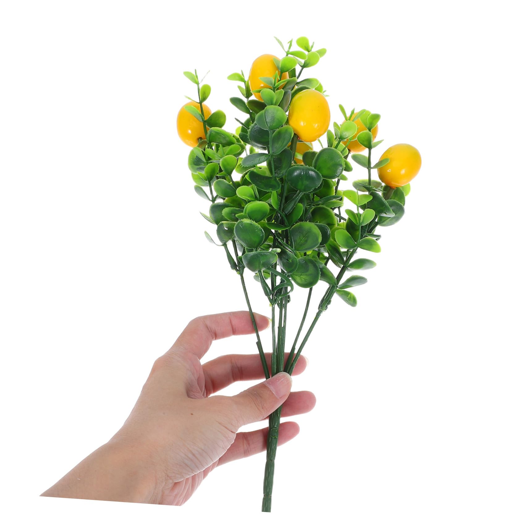 STOBAZA 8 Pezzi Eucalipto con Bouquet Artificiale Verde Realistico Decorativi Manutenzione per Fotografia