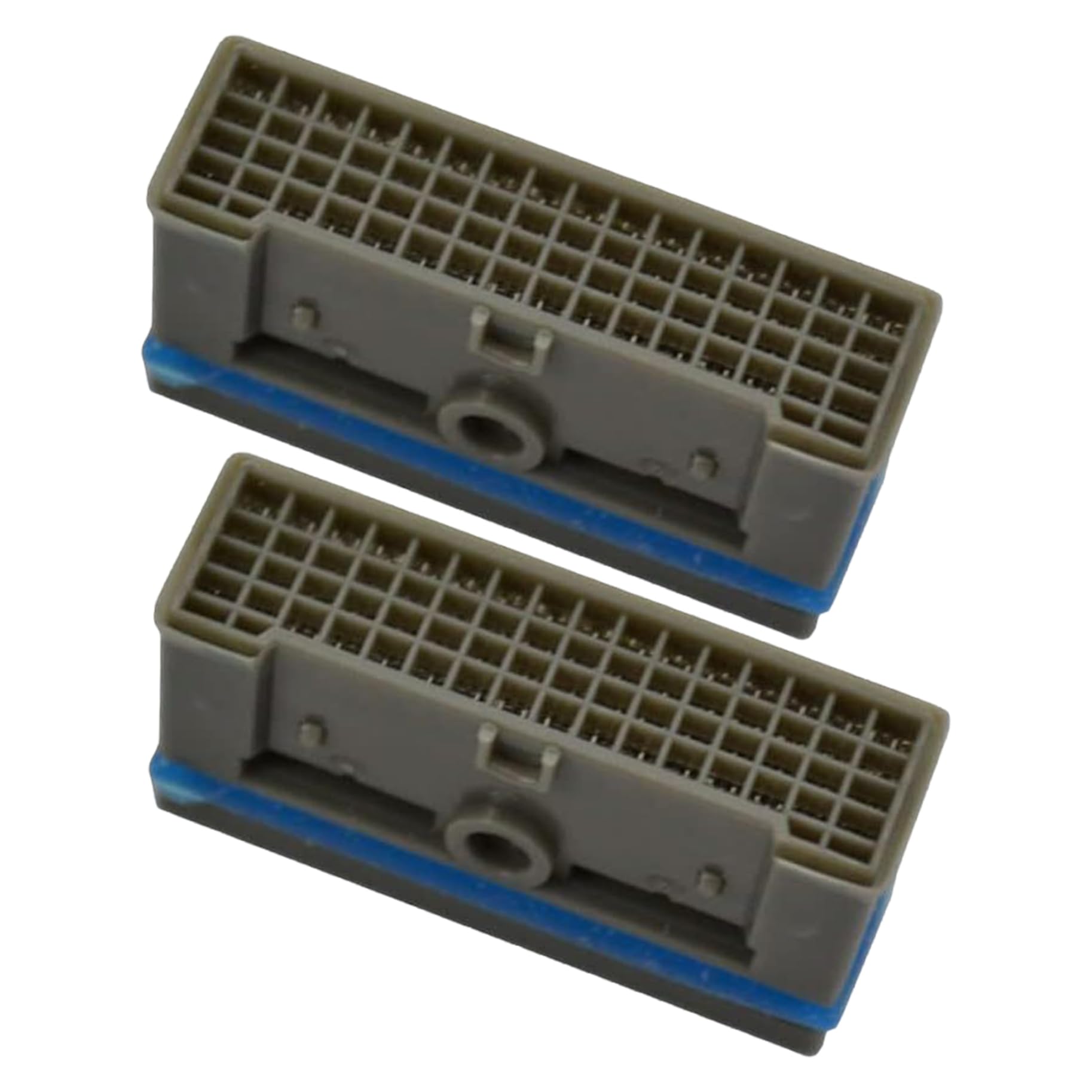 Filtre de robinet, aérateur de robinet, filtre rectangulaire en plastique 2 pièces, pièces rechange d'aérateur d'évier pour fixation 'évier cuisine et salle bain