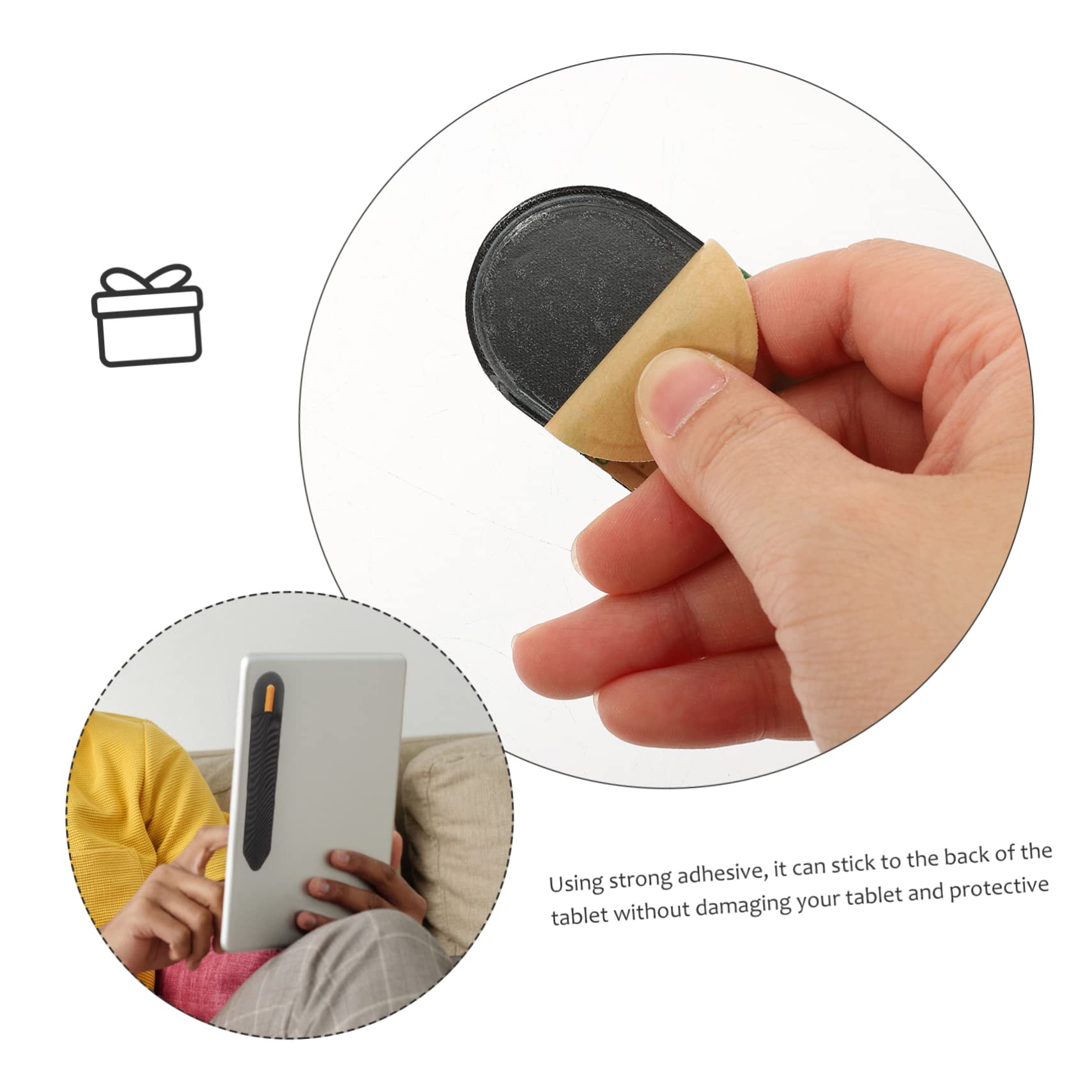 BESTonZON 25pièces Étui Adhésif pour Stylet Pratique pour Pencil Et Stylets Accessoire pour Tablette Design Ultra-Fin Et Portable