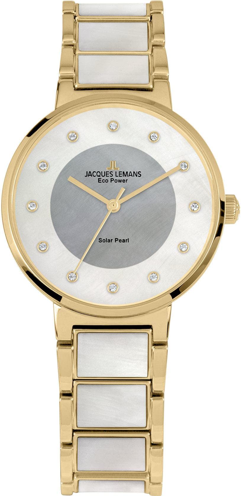 JACQUES LEMANS Damen-Uhren Analog Solar