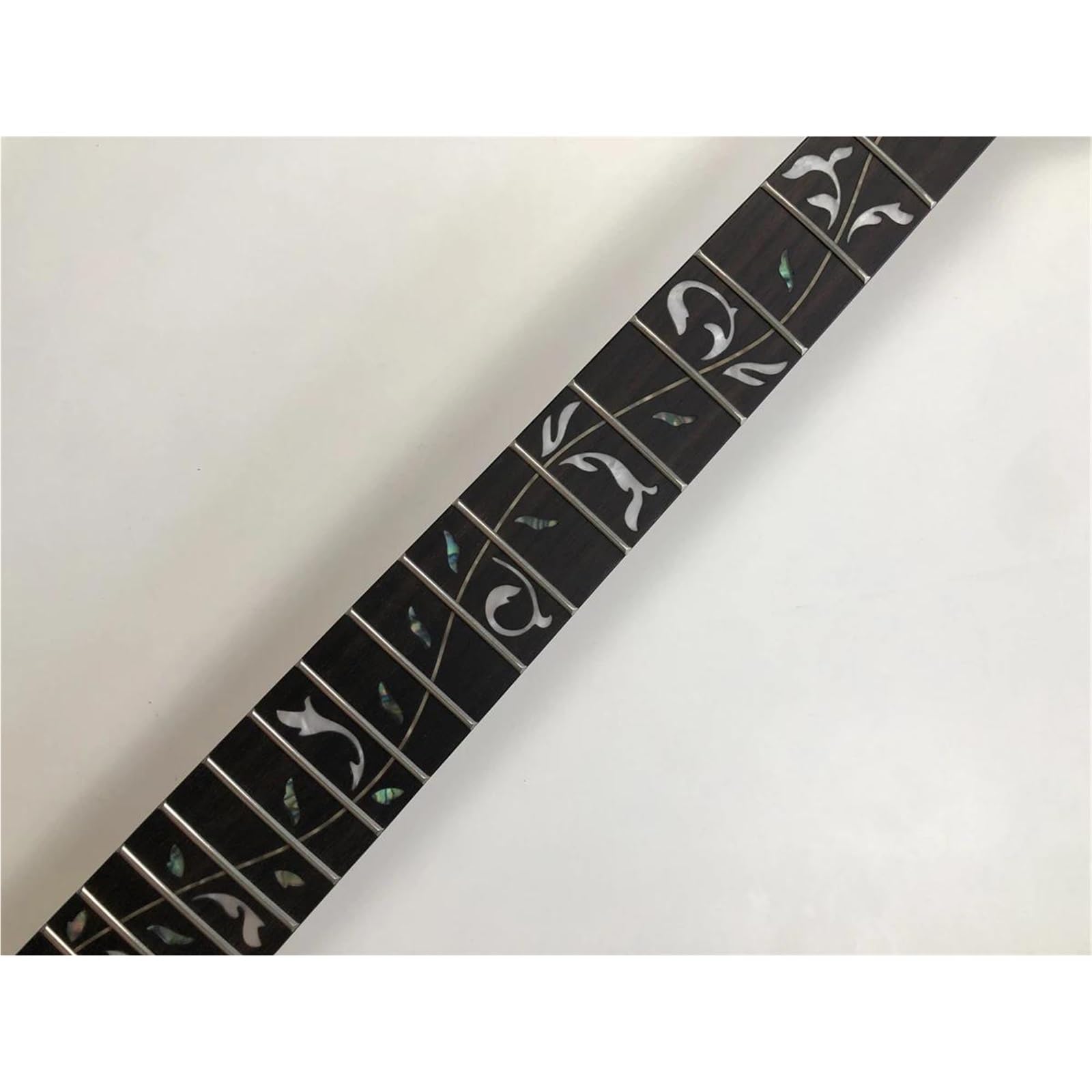 DIY Guitar Necks Electric Guitar Maple Neck 24 Fret Rosewood Fretboard Vine Inlay Locking Nut DIY Parts