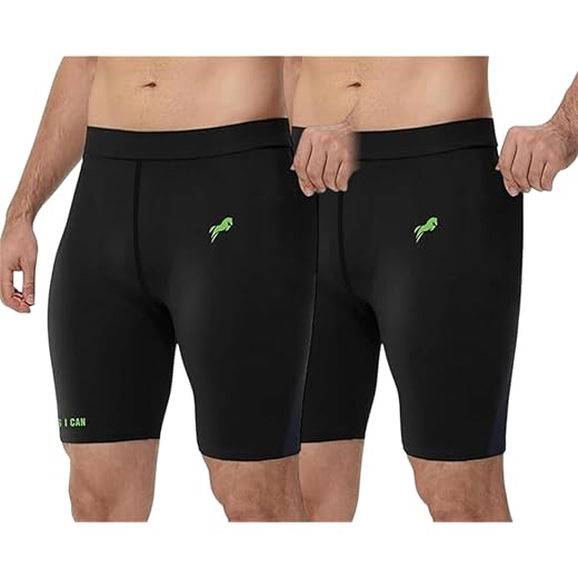 Mens Black Swimming Shorts (Pack of 2)