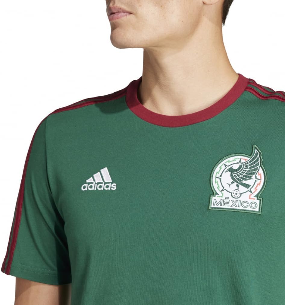 【US規格】 希少 アディダス メキシコ代表 サッカーシャツ グリーン 緑 L ◇ ⊂ adidas アディダス サッカー メキシコ代表デザイン 半袖 T