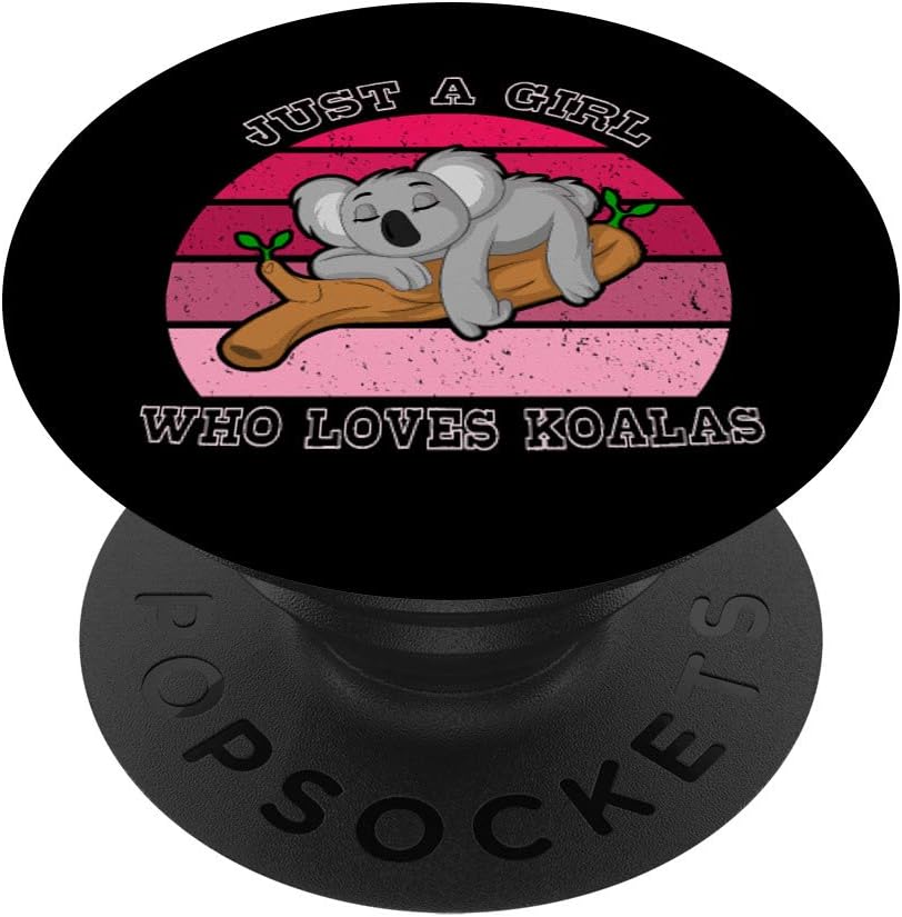 Just A Girl Who Loves Koalas Bear Lazy Animal Gift Clothes