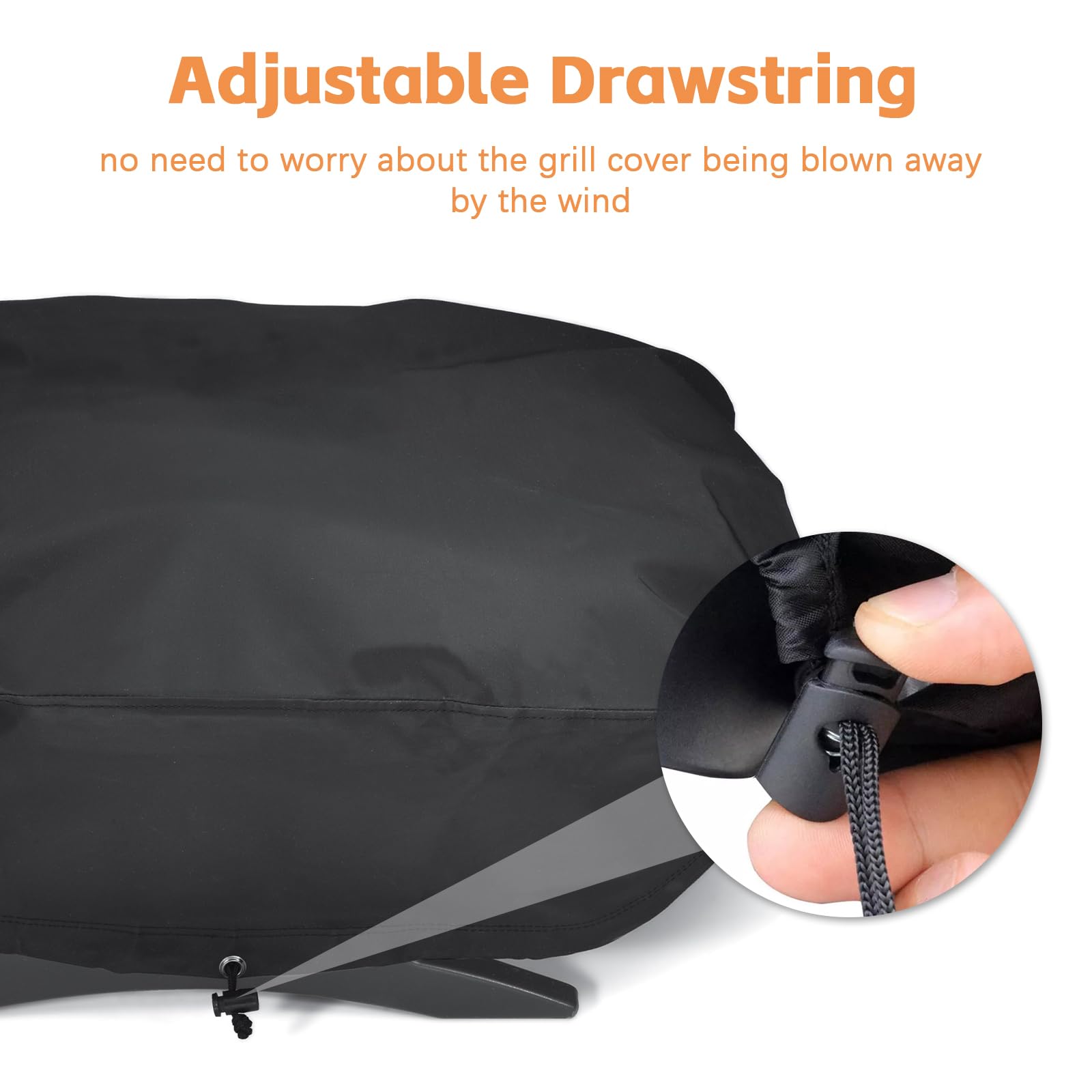 Delaspe Housse De Protection Pour Barbecue Série Weber 7110 Q100 / 1000