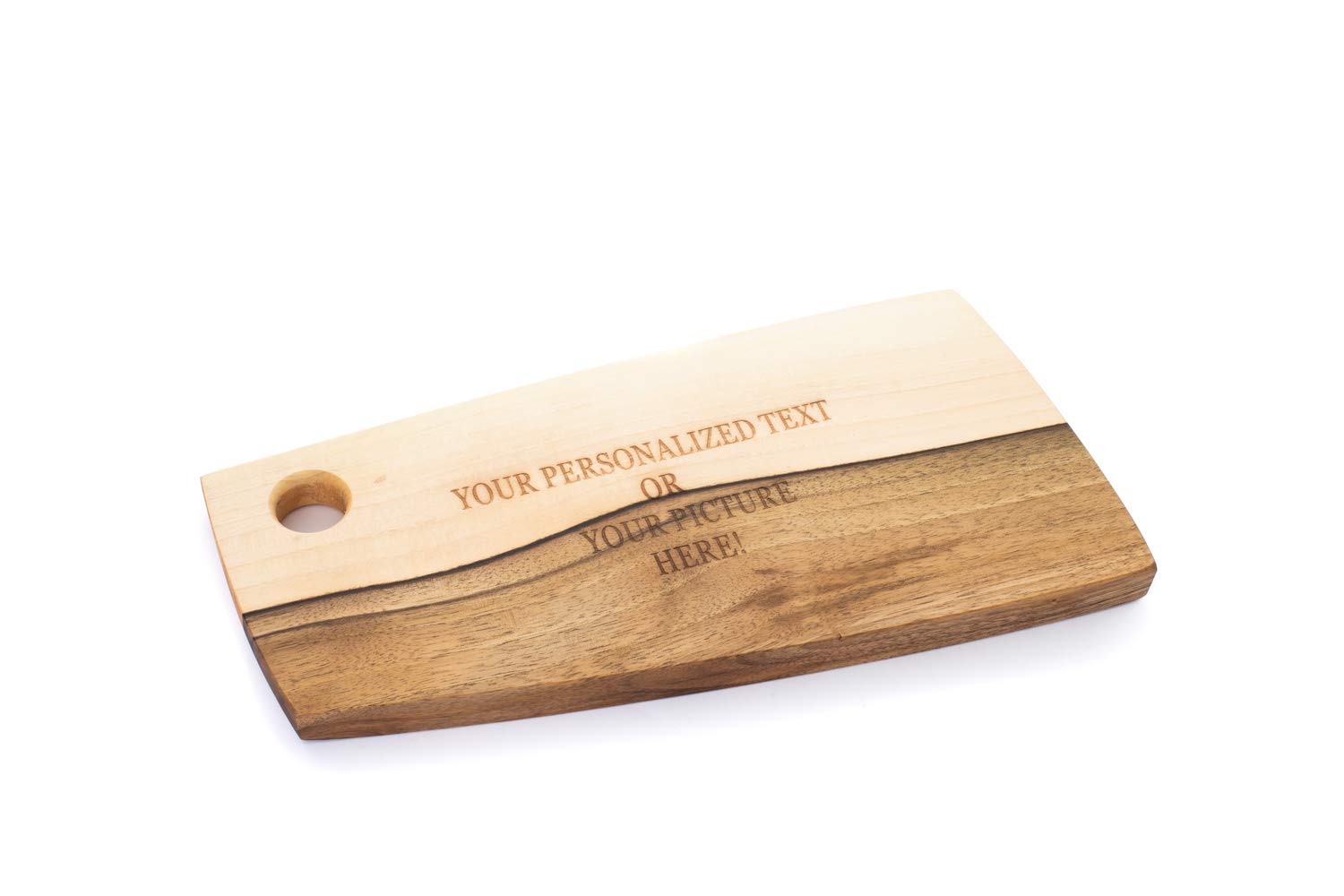 Tuuli Kitchen Tabla de cortar con grabado personalizado madera de nogal maciza 36 x 18