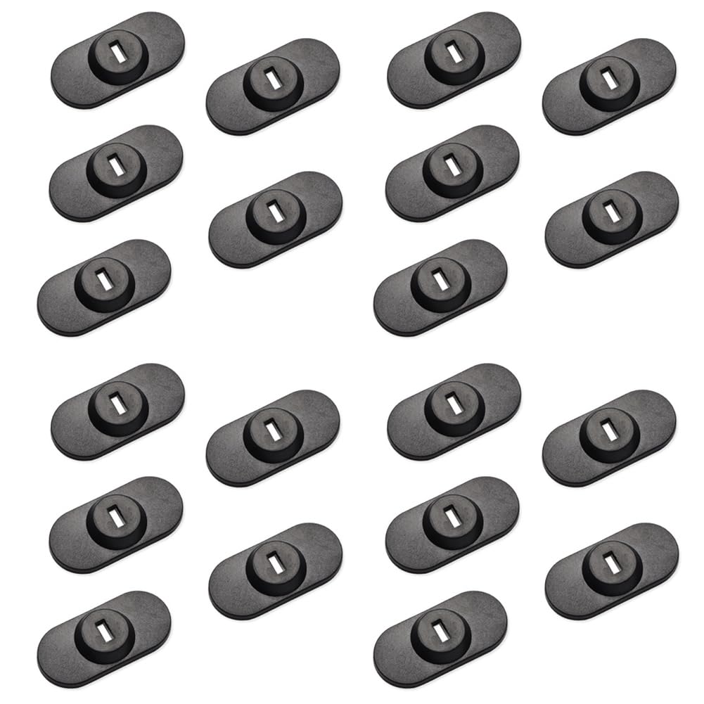 20 Piezas Orificio de Bloqueo para Computadora PortáTil Tabletas Orificio de Bloqueo Antirrobo para Computadora PortáTil para Tabletas Piezas de Base de Bloqueo de Seguridad