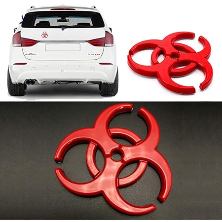 Zombie Outbreak Resident Evil Umbrella Car Emblem Badge Decals - Foto 7