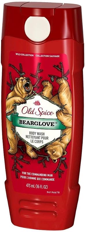 Sabonete líquido corporal Old Spice Wild Collection Bearglove, Pacote com 2