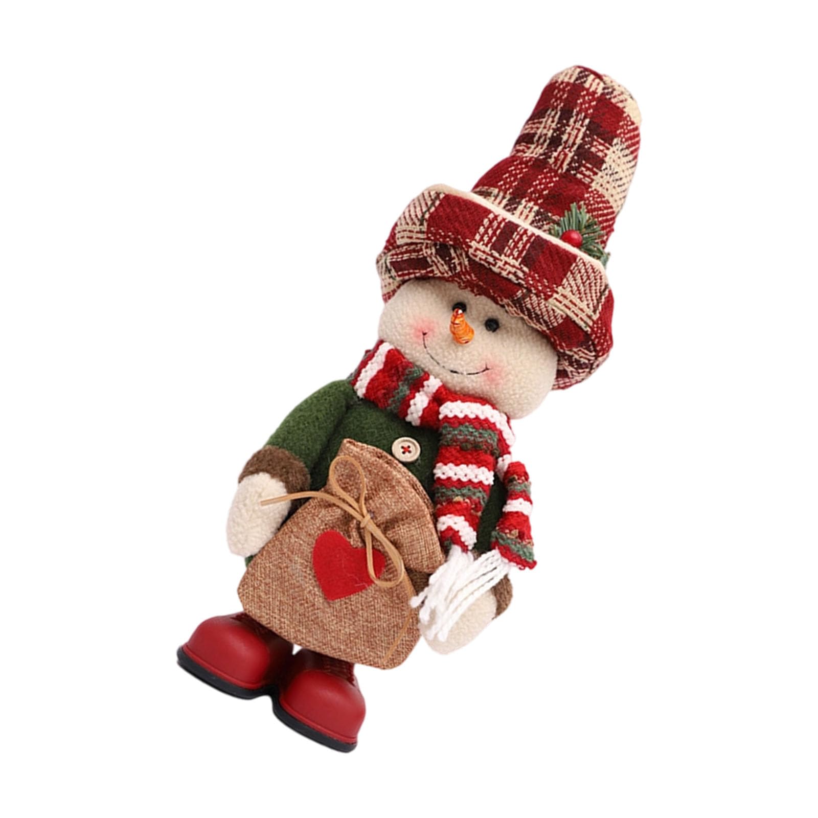 HDOYTXXM Santa Snowman Reindeer Stuffed Toy Doll Christmas Desktop Decoration for Mantels Bookshelf Kid Room Living Room Sitting Santa Snowman Reindeer Plush Doll