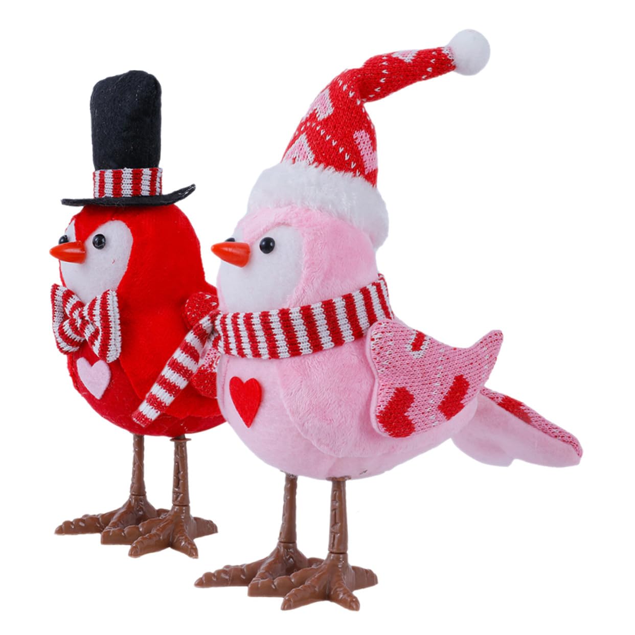 Décoration de table Saint-Valentin lot de statuettes oiseau pour centre de table mariage romantique