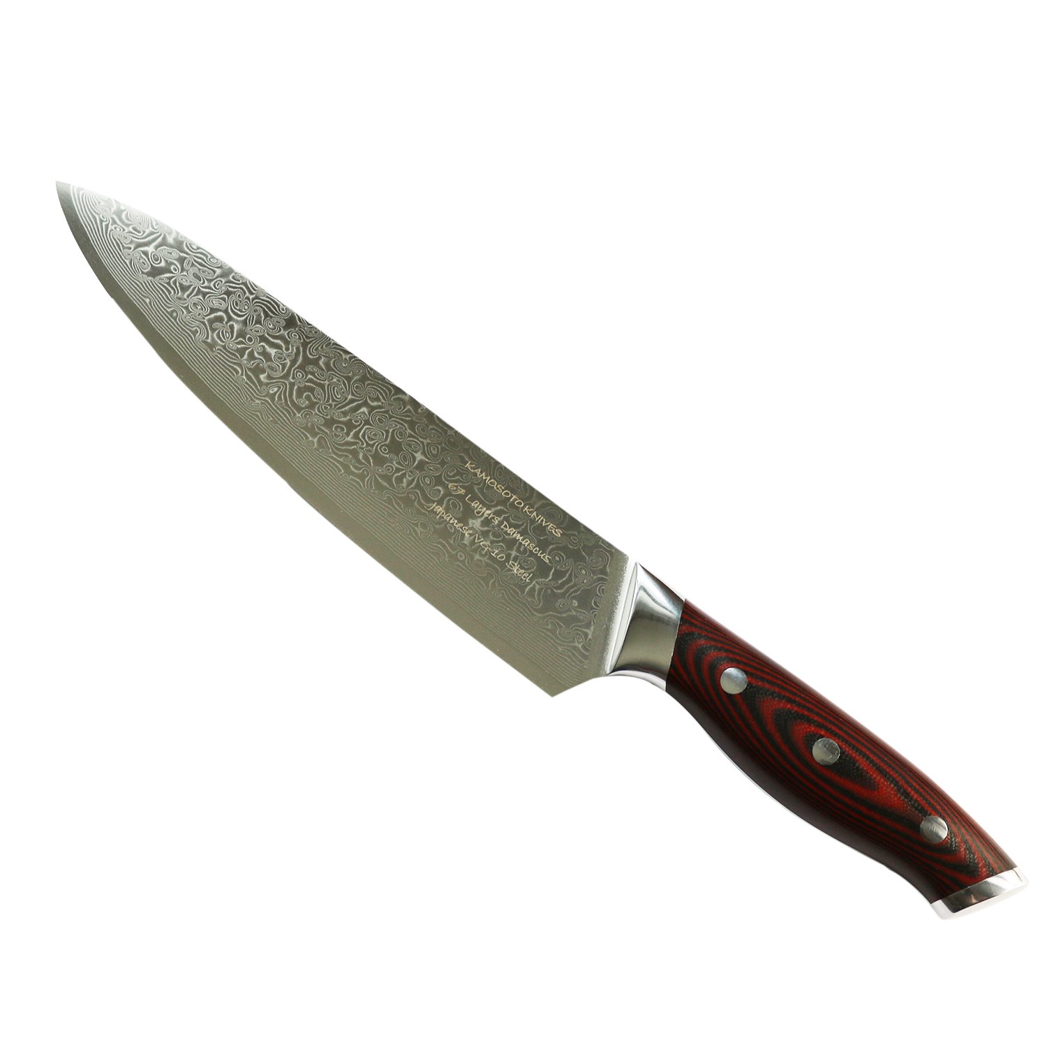 8inch Professional Damascus Chef Knife by Kamosoto with High Carbon