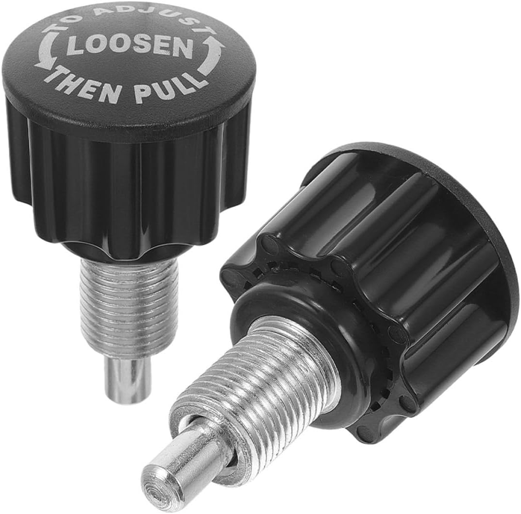 2pcs Weight Bench Pins Spring Pin Knob Exercise Bikes Height Screw Fitness Equipment Ball Knob