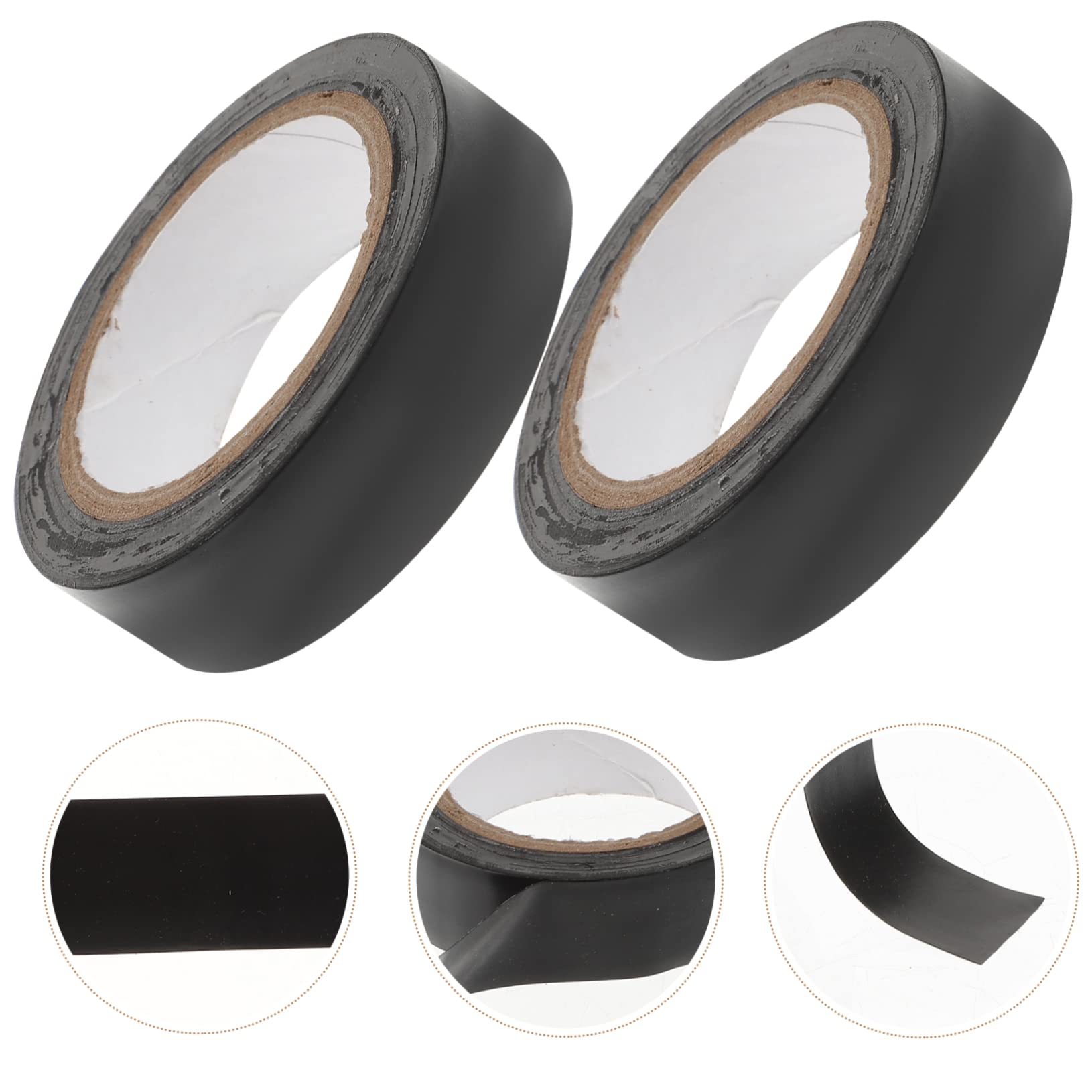 PRETYZOOM 3 Sätze Schwarzes Pvc Isolierband Elektrikerband Hitzebeständig Hohe Isolierung Kabelschutz Innen Außen Für Elektrische Reparaturen Und Kabelverbindungen 10 Rollen * 3