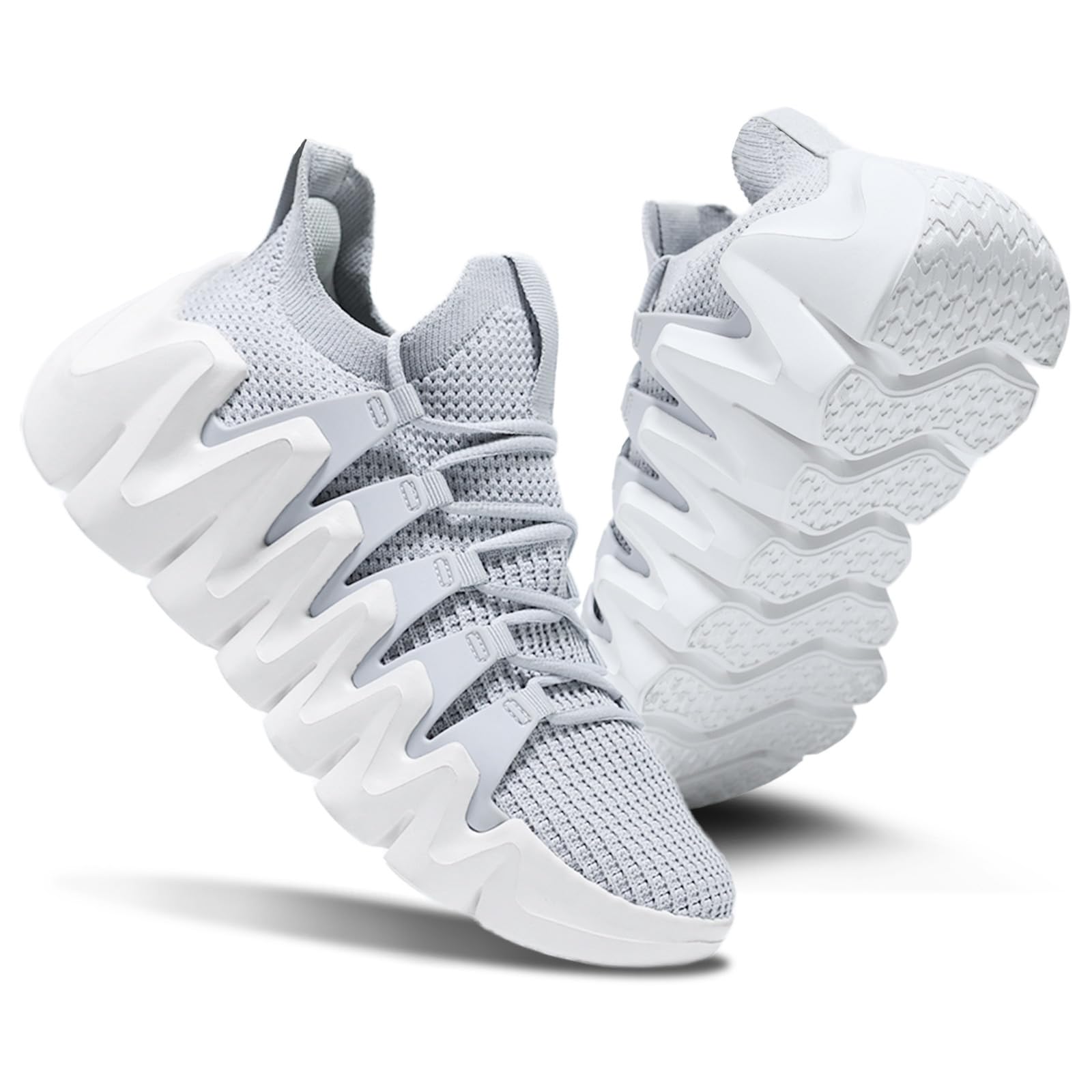 Mens Fashion Sneakers Slip on Tennis Shoes Breathable Casual Running Shoes for Men Fashion Athletic Workout Gym Jogging