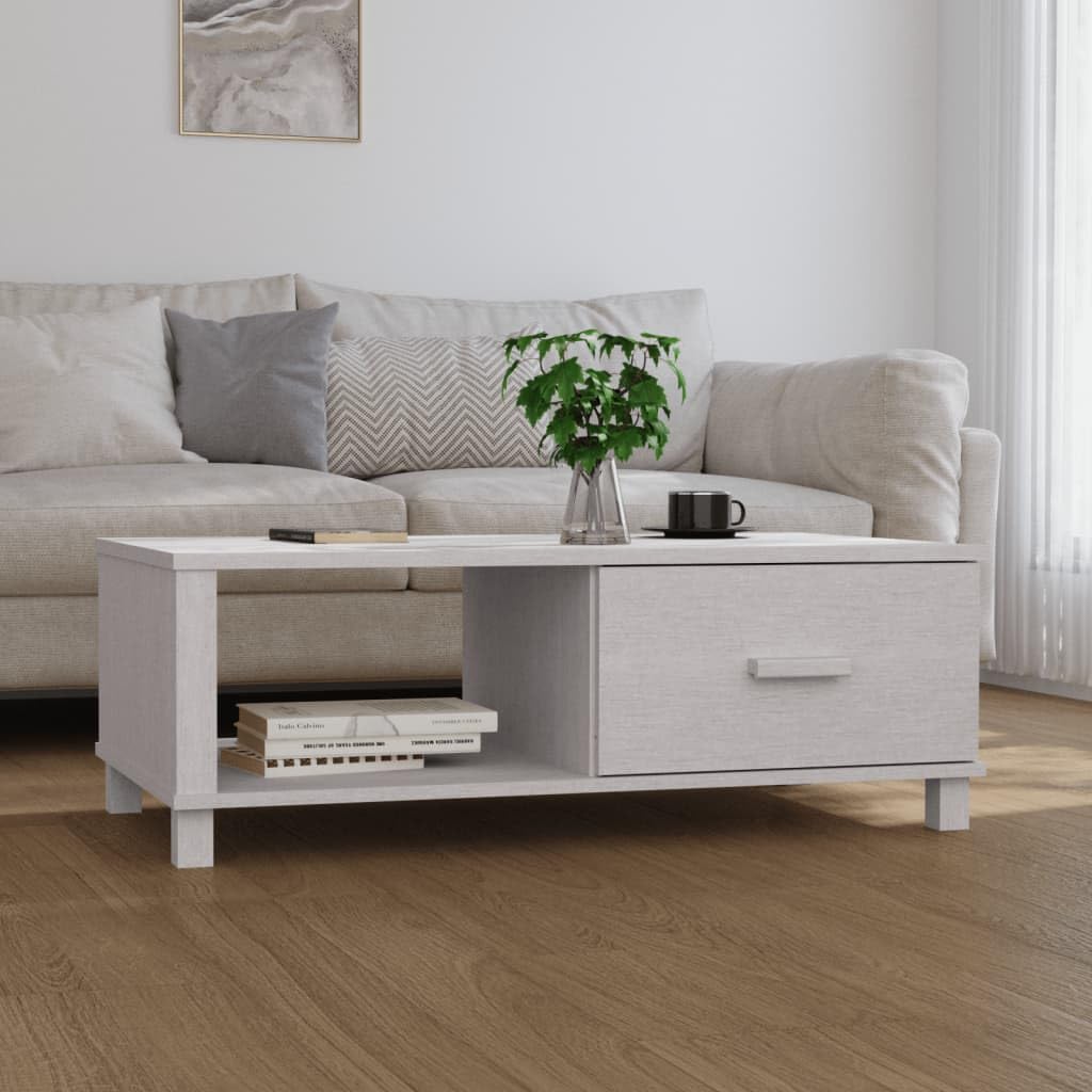 Table basse bois massif blanche, créez une ambiance chaleureuse et accueillante dans votre maison
