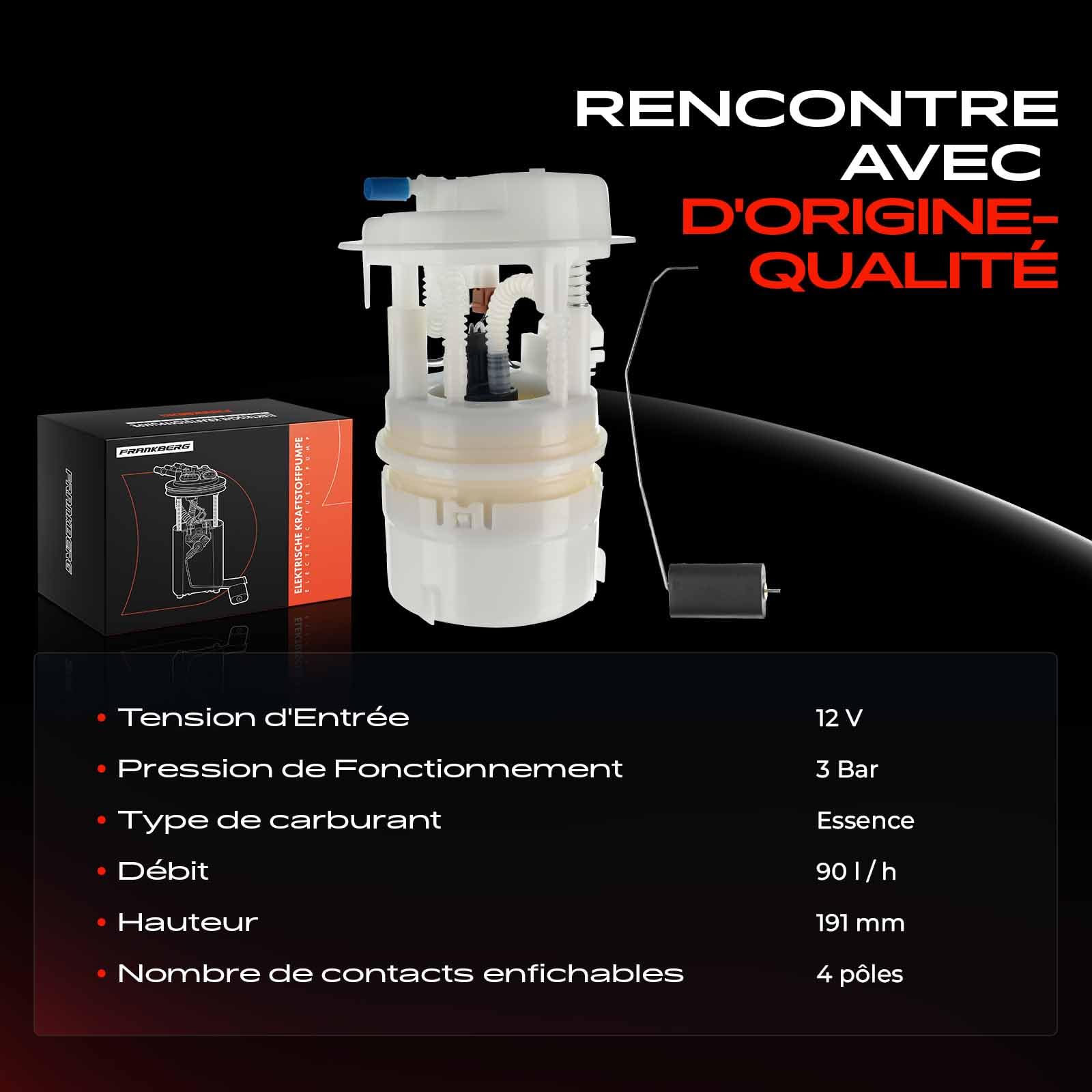 Frankberg Pompe à carburant, pompe à essence