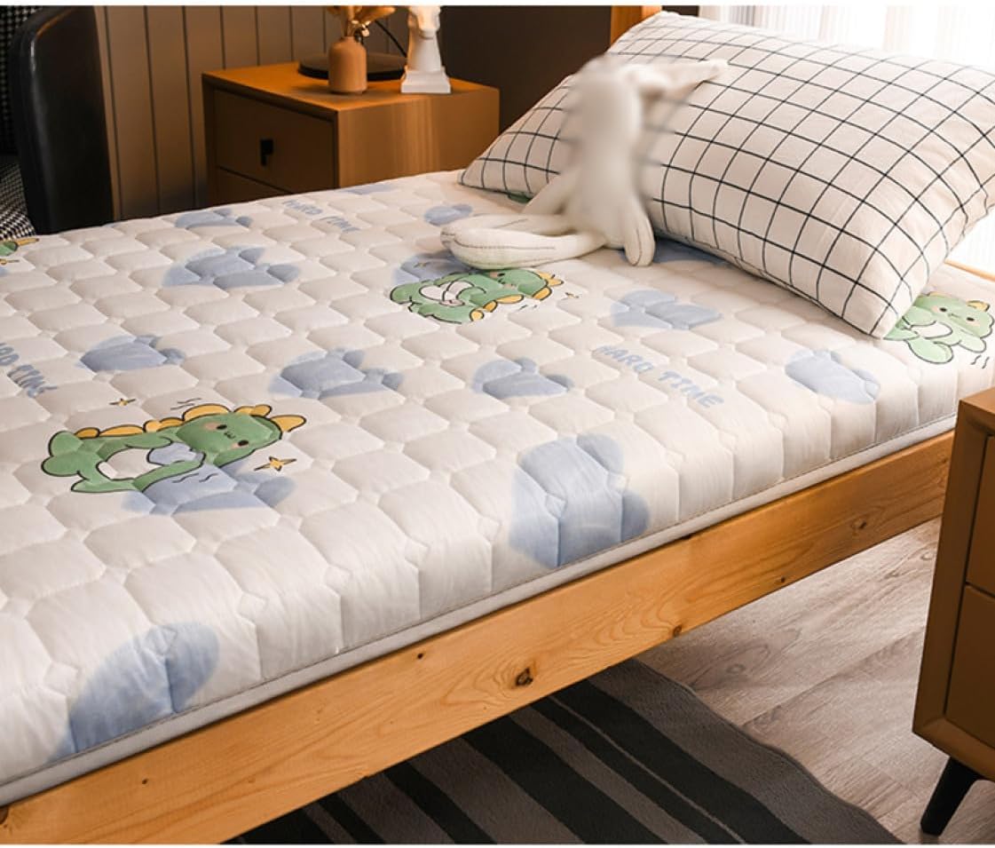 Thick futon mattress, soft to the touch, firm stitching, non-slip finish, futon mattress, color 4, sleeping pad, 0.7*1.8m, smooth and comfortable, volume, good cushioning, mattress pad, sheet pad, ca
