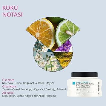 VASSO Nemlendirici Maske | Kuru ve Kırılgan Saçlar | Aqua Therapy 525 ml