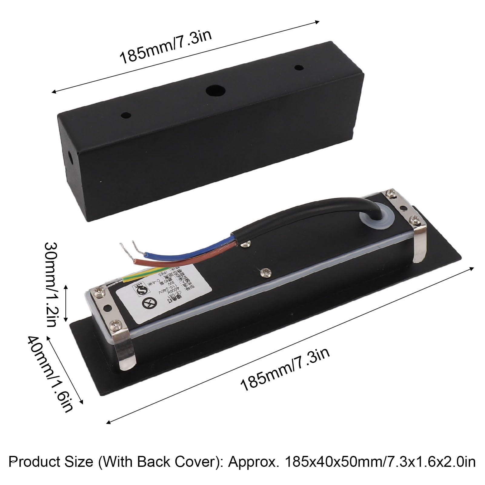 Fdit LED Stair Light, 3W Motion Sensor Stairway Wall Lamp IP65 Water Proof Step Light for Indoor Outdoor Deck Hallway with Rugged Aluminum Shell