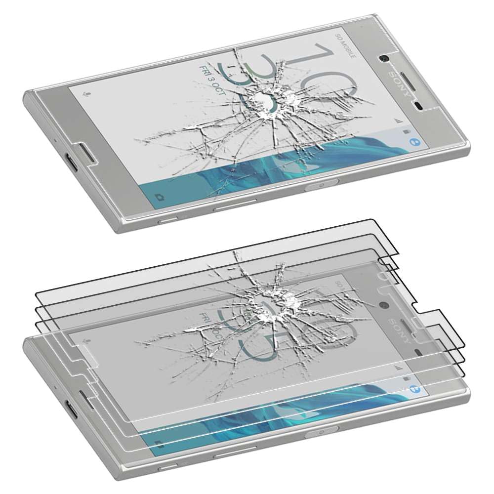 ebestStar - Cover Compatibile con Sony Xperia XZ, XZ Dual Custodia Protezione Pelle PU Risvolto Verticale, Bianco + Pellicola Vetro Temperato [ Apparecchio: 146 x 72 x 8.1mm, 5.2