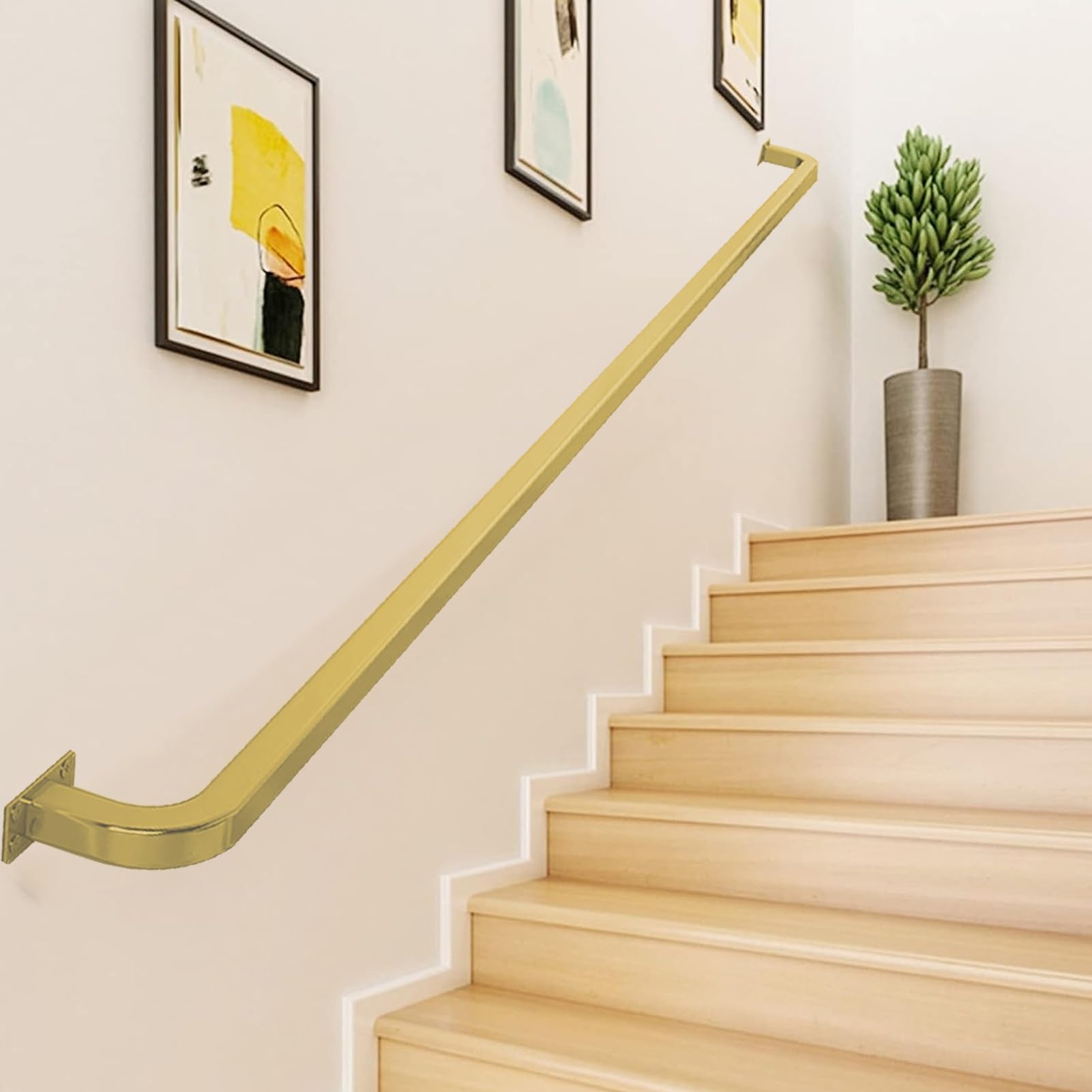 Wandtrappen Leuning Leuning, Trap Banister Railing Beugels Zilver