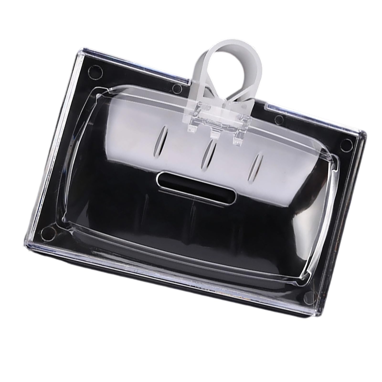 Clear Soap Owner for Bathroom Kitchen Permanent Building Slip Resistant Bottom Ventilated Plan Maintains Club Soap Dry Extended Bathroom
