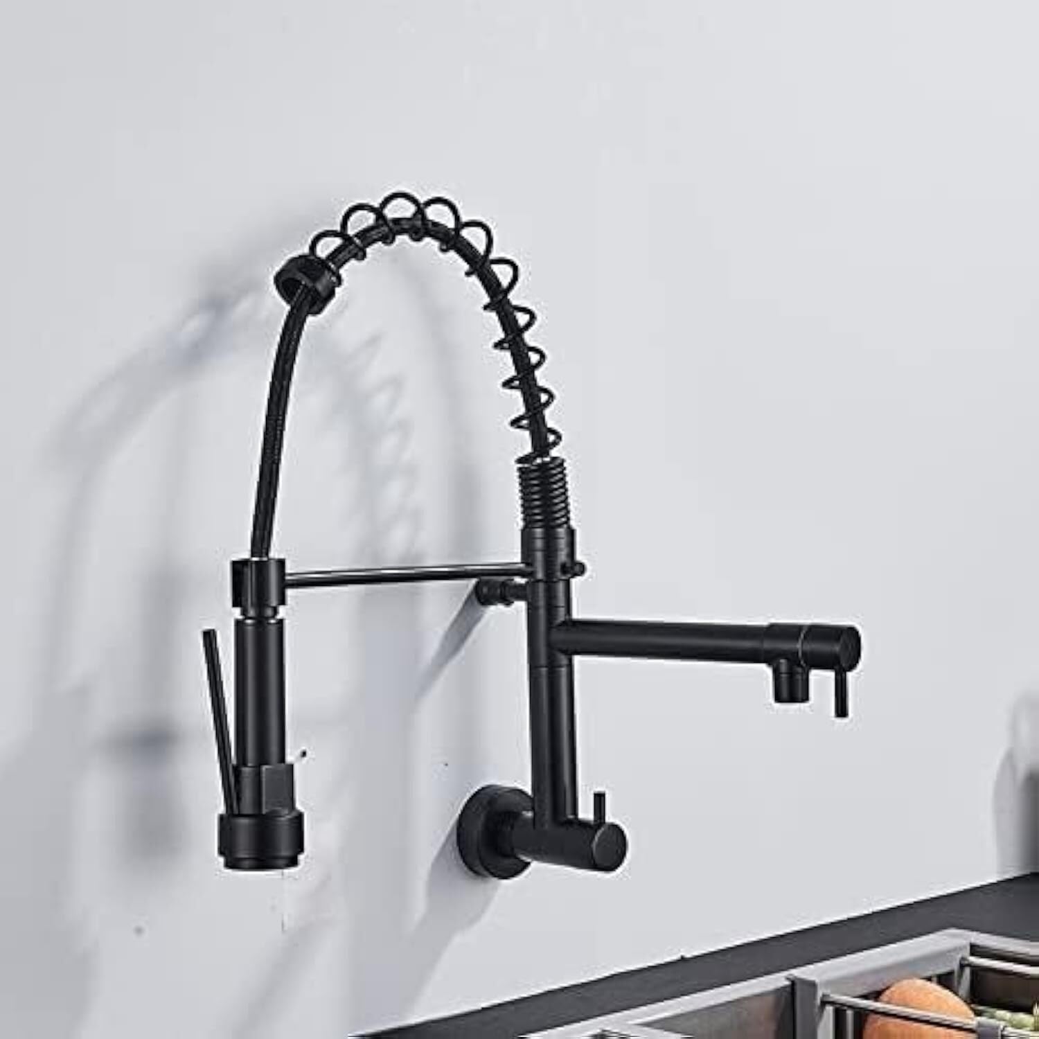 Mitigeur pour évier vasque cuisine en laiton finition chrome luxe