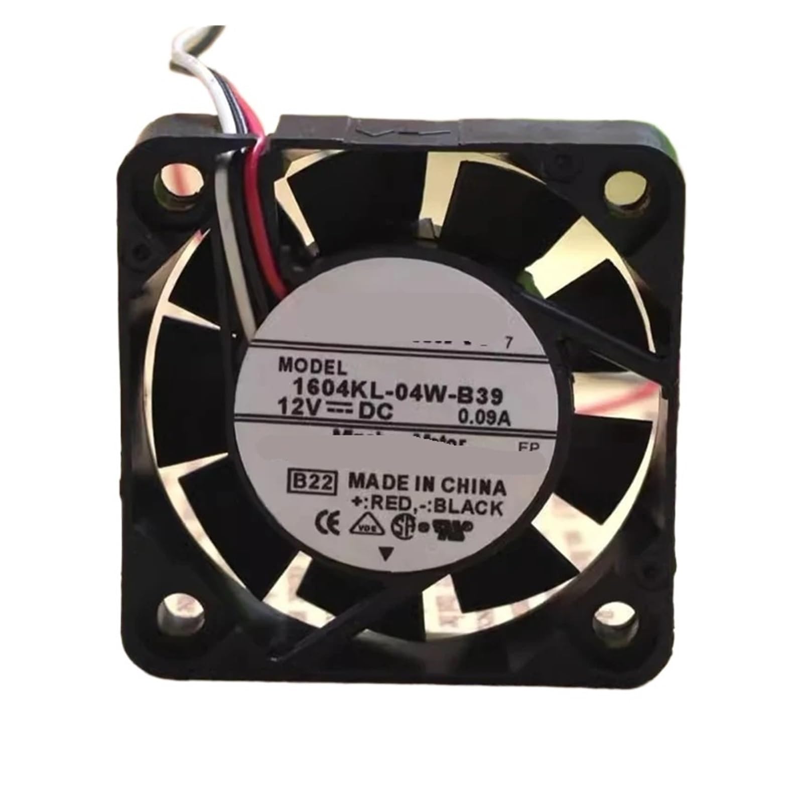 YMUGUEGH 1608Kl-05W-B39 4010 40mm DS04010B12H DC 12V 0.1A cooling fan(1604KL-04W-B39)