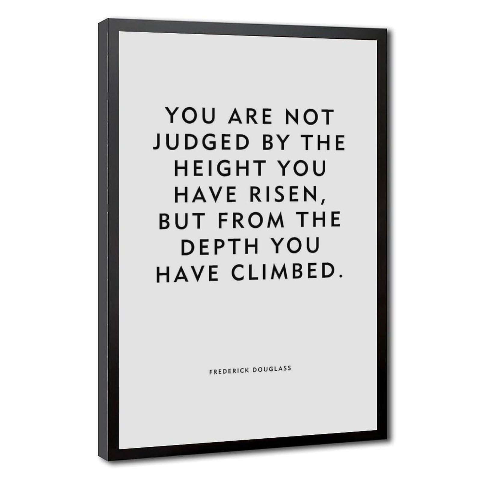 ELKPDOE Not Judged Poster Motivational Quotes