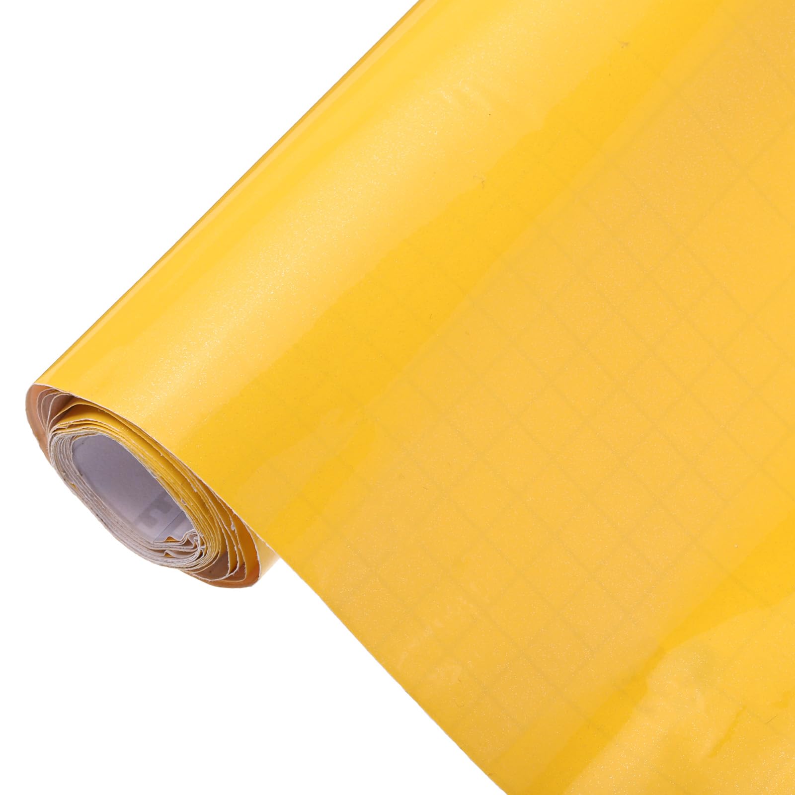 Papel de contacto amarillo uxcell autoadhesivo de 15.7x118 pulgadas para muebles