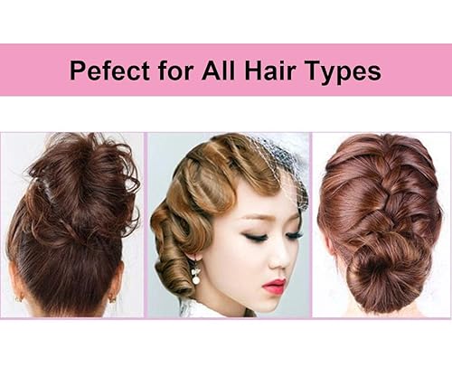 Miniatura 7 de Alfileres largos marrones para cabello grueso, 2.75 pulgadas Jumbo Bobby Horquillas con funda, alfileres extra grandes para bollos, alfileres de