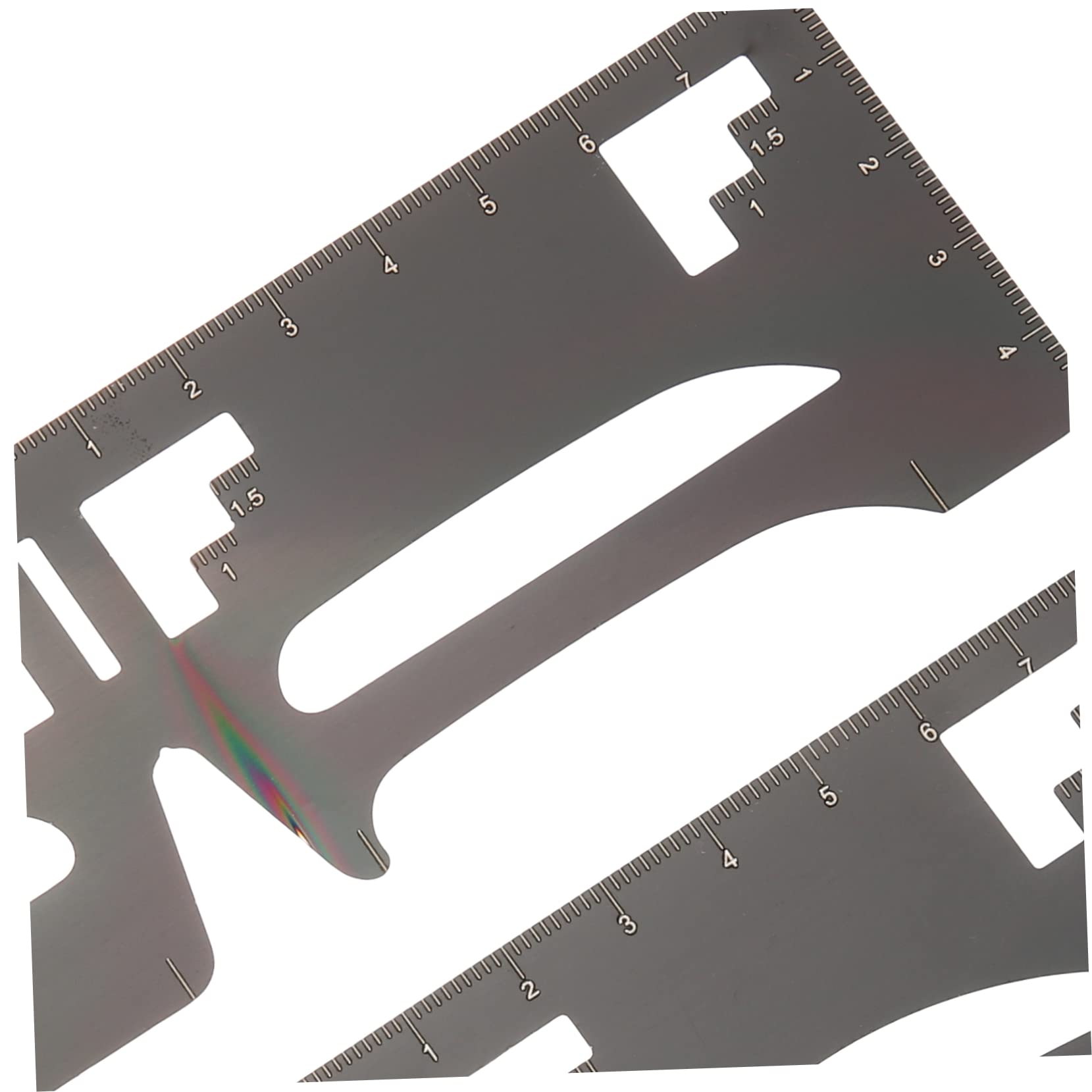 FRCOLOR 6pezzi Titolo Proposto Ruler Sopracciglia Stencil Per Misurazione Sopracciglia Strumento Per Trucco Facile e Veloce Design Simmetrico Per Professionisti e Principianti