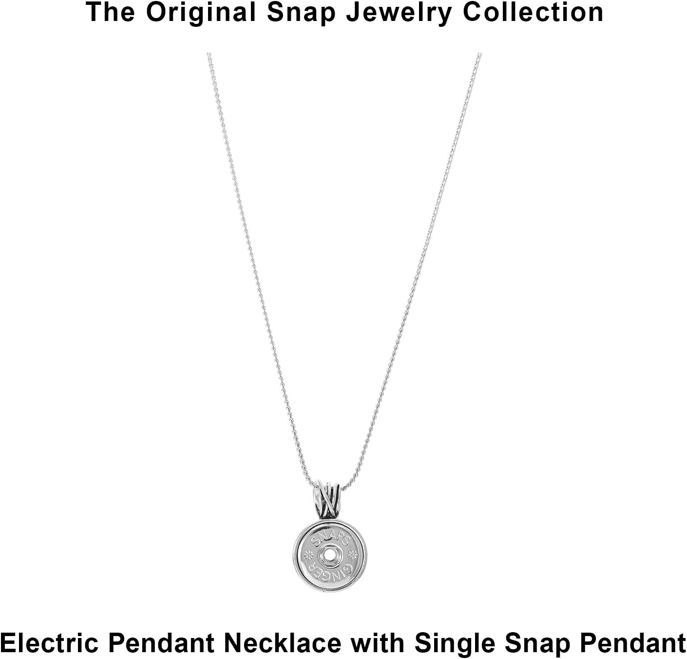 Ginger Snaps Electric Necklace SN95-38 (Standard Size) Interchangeable Jewelry