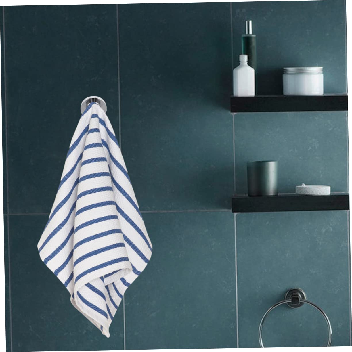 12 Stück Handtuch-Badezimmerhaken, Badetuchhaken, Jackenbügel, Kleiderbügel aus Metall, Wandmontage, Badezimmerhaken, selbstklebender Kleiderständer, robuster Wandkleiderbügel, Handtuchhalter,