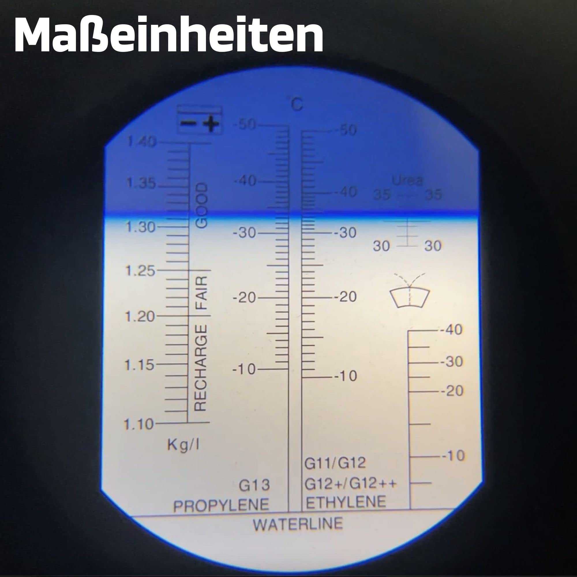 SW STAHL 21550L Rifrattometro per Antigelo e Acido Batteria - Professionale | Dispositivo di precisione per testare liquido lavavetri, AdBlue e densità elettrolitica, ideale per officine e auto.