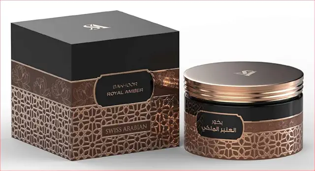 Swiss Arabian Bakhoor Royal Amber 60g - Encens Oud Naturel