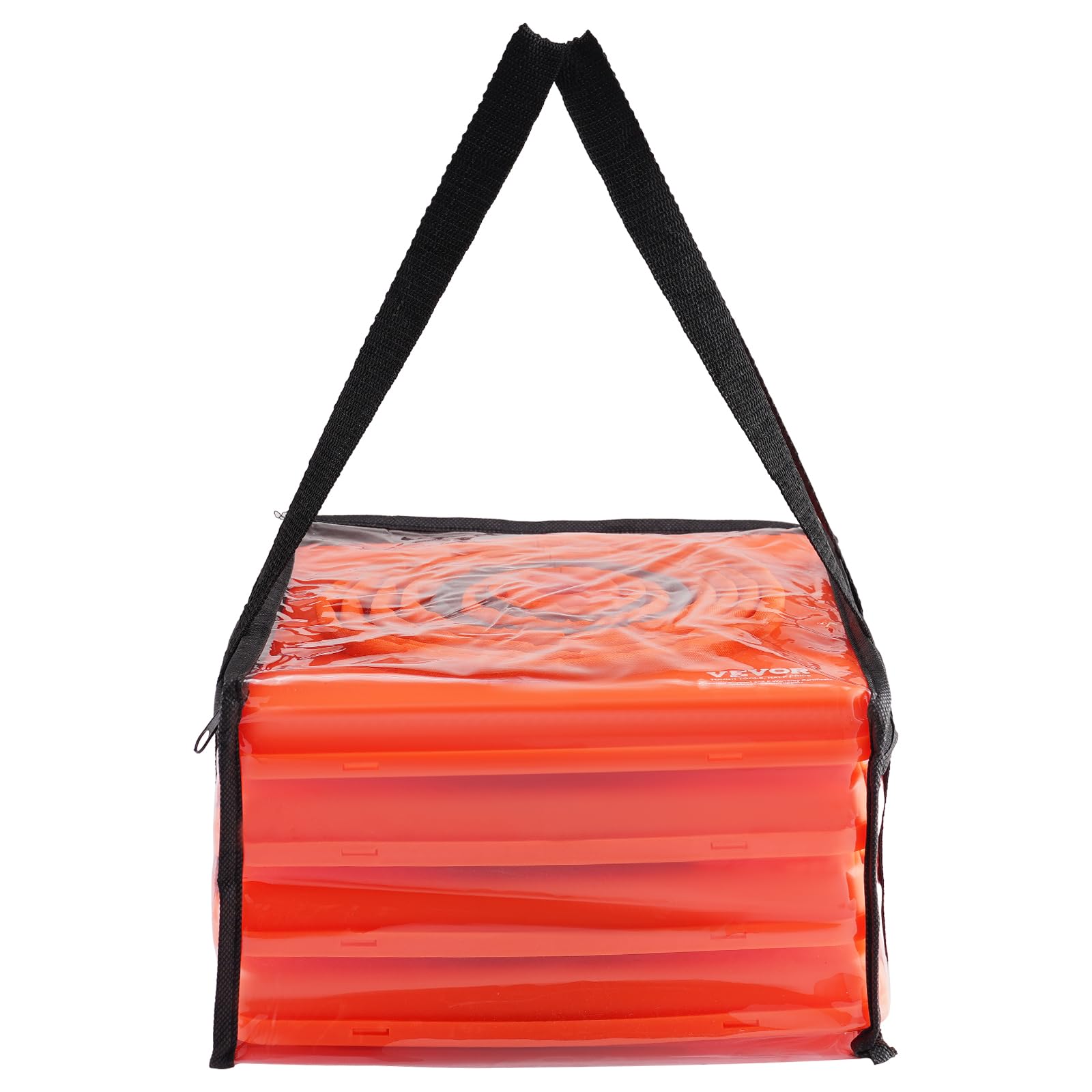 VEVOR Cono de Tráfico Reflectante 70 cm 4 Piezas Plegable Portátil con Bolsa
