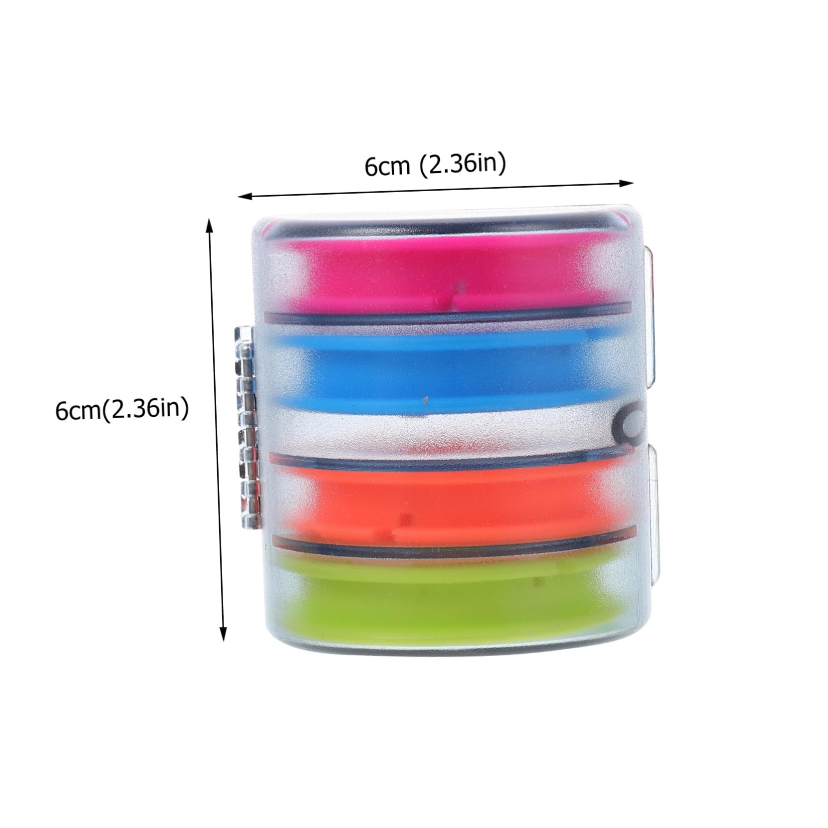 HANABASS Fishing Line Organizer Box Shock Resistant Winder with Bobbins for Convenient Fishing Gear Storage Lightweight and Compact Design for