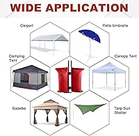 Vista 5 de ABCCANOPY - Bolsa de peso de grado industrial para toldo desplegable, 4