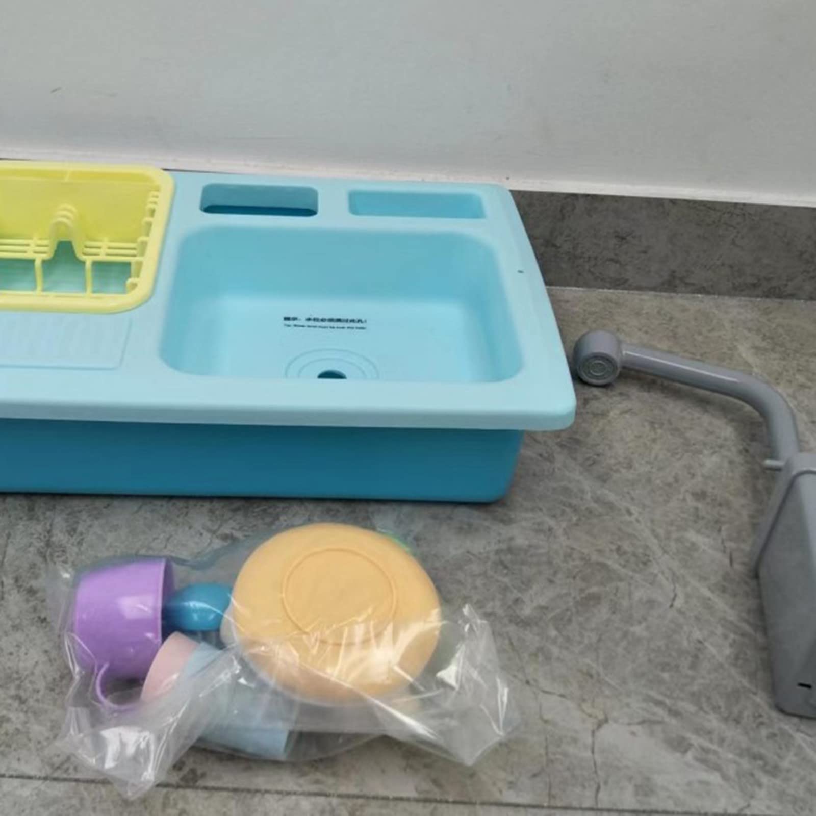 Ferro da Stiro Giocattolo in Legno Funzione di Simulazione dei Giocattoli Xiancai 'Acqua della lavastoviglie in Cucina Piscina di Palline Grande (One Size)