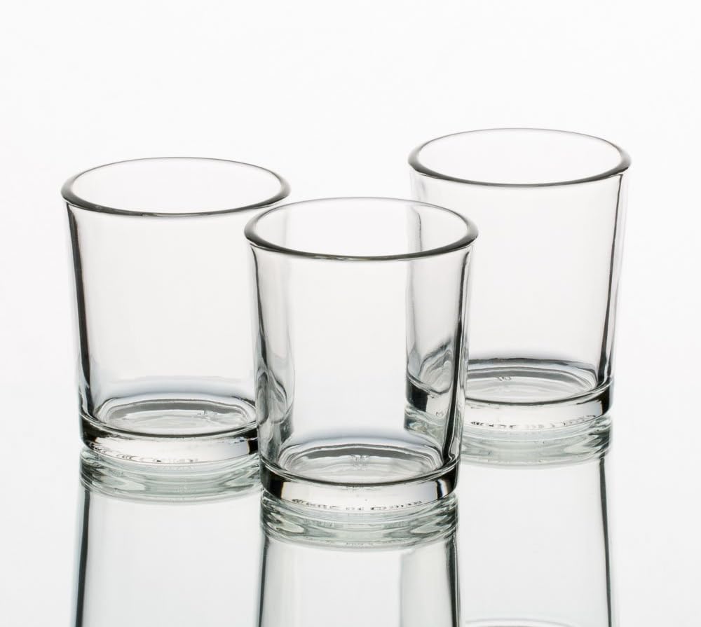 Set of 144 Clear Glass Eastland Votive Candle Holders